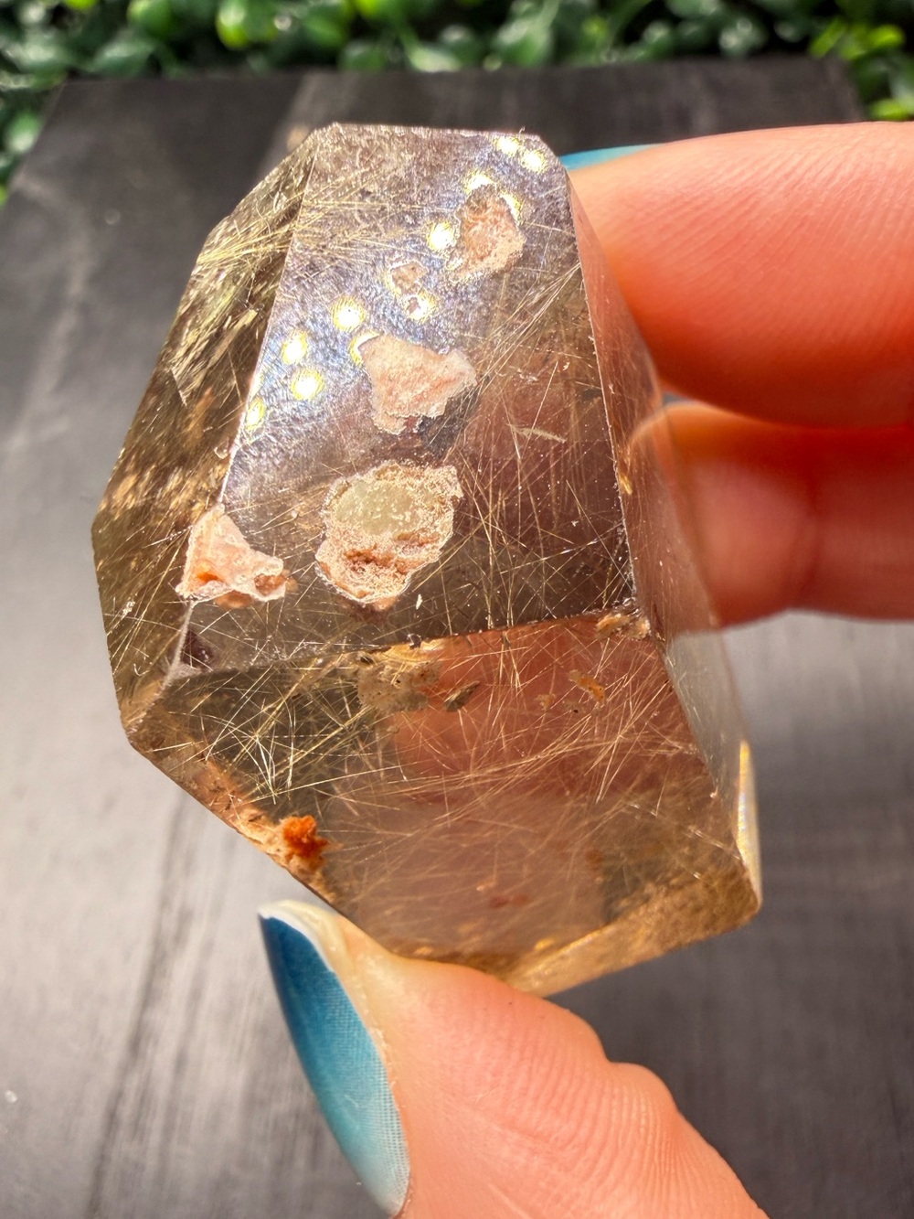 Smoky Rutile With Garden Quartz Freeform - Picture 7 of 12